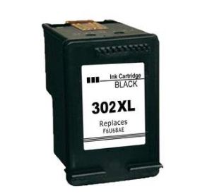 HP 302XL / F6U68AE inktcartridge zwart (huismerk) CHP-302XL 